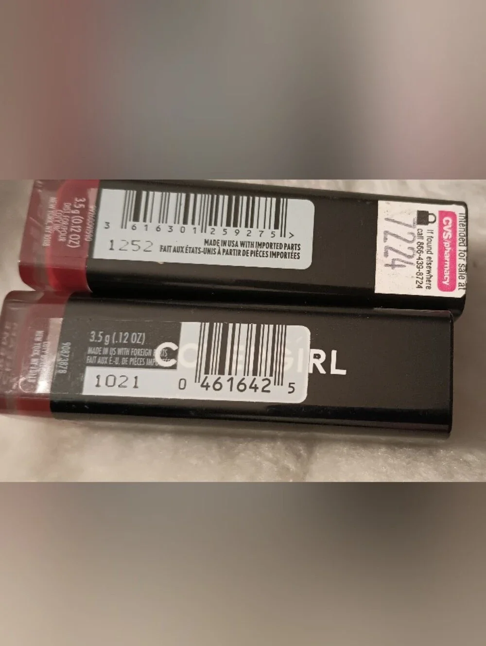 2 COVERGIRL Exhibitionist Crème Lipsticks